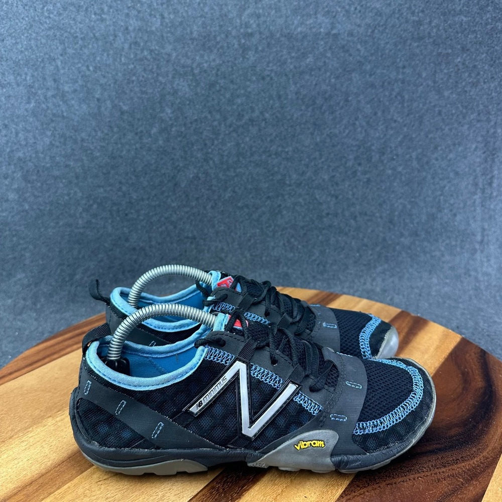 New Balance Minimus Trail 10v1 Running Shoe Womens 6.5B Vibram Mesh Black WT10BL